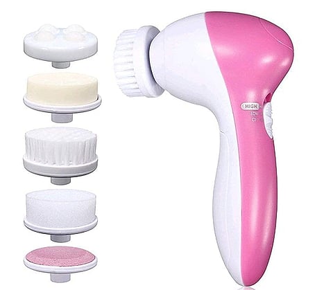 PIARA 5-in-1 Portable Electric Facial Cleaner